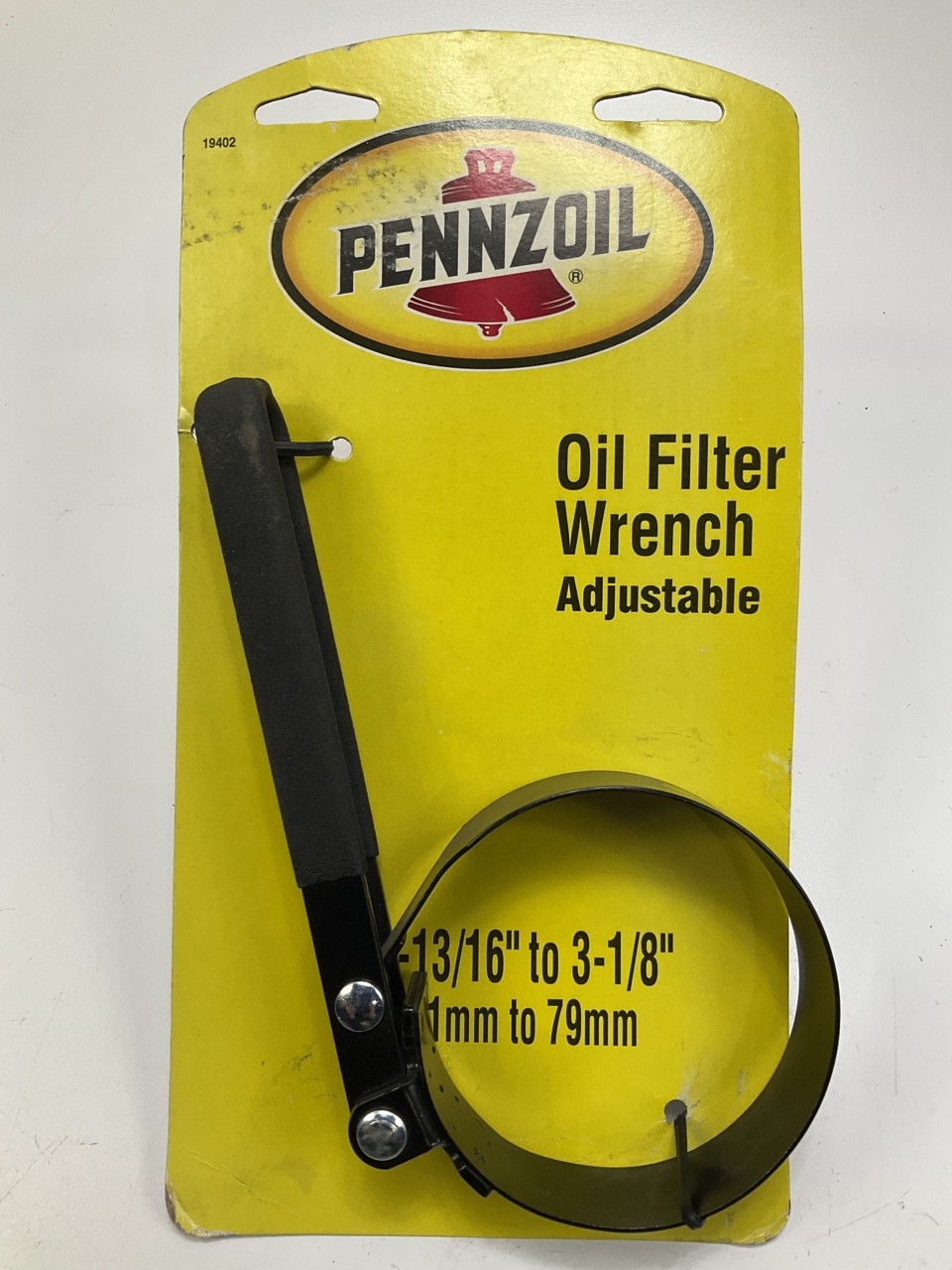 Pennzoil 19402 Oil Filter Wrench Adjustable Strap - 2-13/16" To 3-1/8"