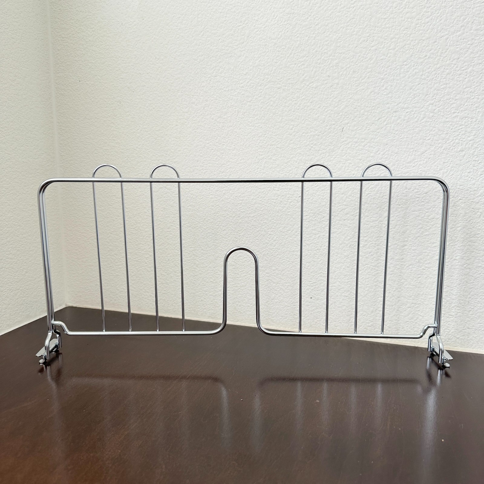NEW IN BOX ULINE Wire Shelf Dividers 18"X 8" Heavy Duty Chrome Metal Lot Of 15