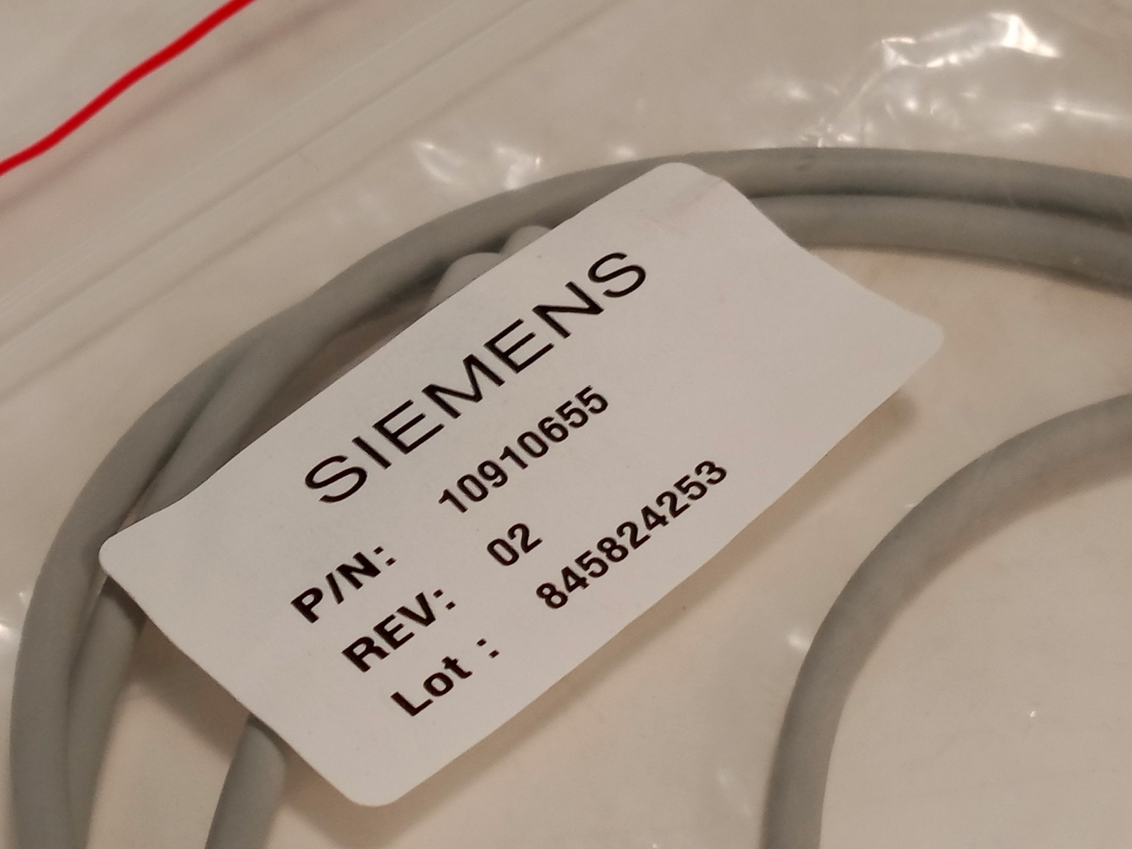 Siemens 10910655 HiSIB Argon Trunk Cable For Imaging Systems, As Pictured