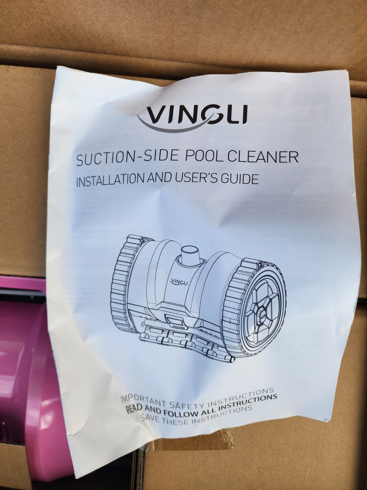 Automatic Suction-Side Pool Vacuum Cleaner, Wall-Climbing for Inground Pools