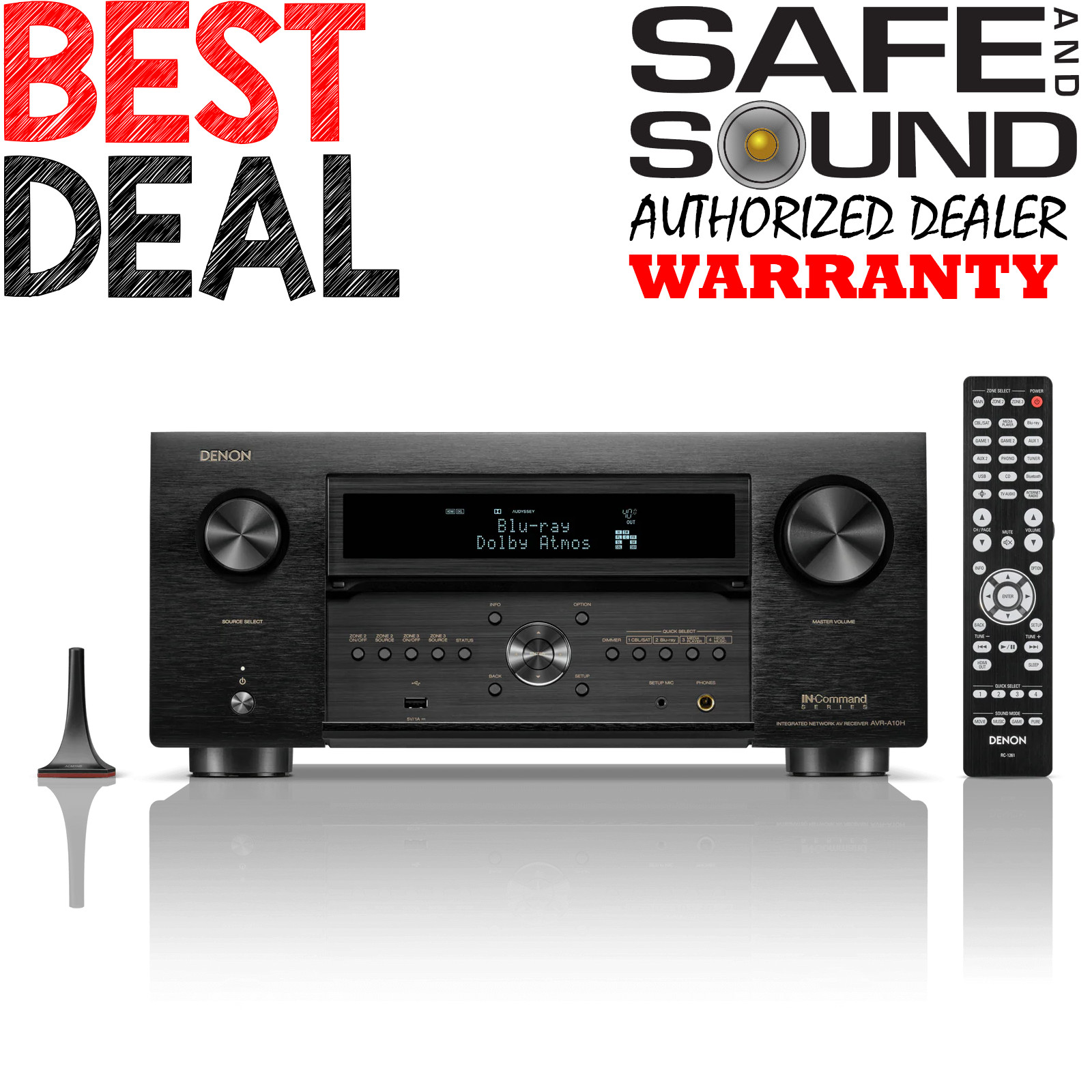 *OPEN BOX* Denon AVR-A10H 13.4 Channel 150W 8K A/V Receiver with HEOS Built-in /
