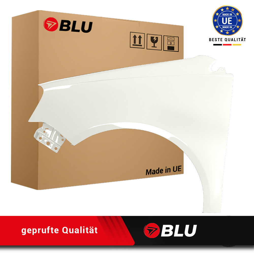 Fender For VW Polo 9N3 IV 4 Lift LB9A Left White 05-09 Front Painted New