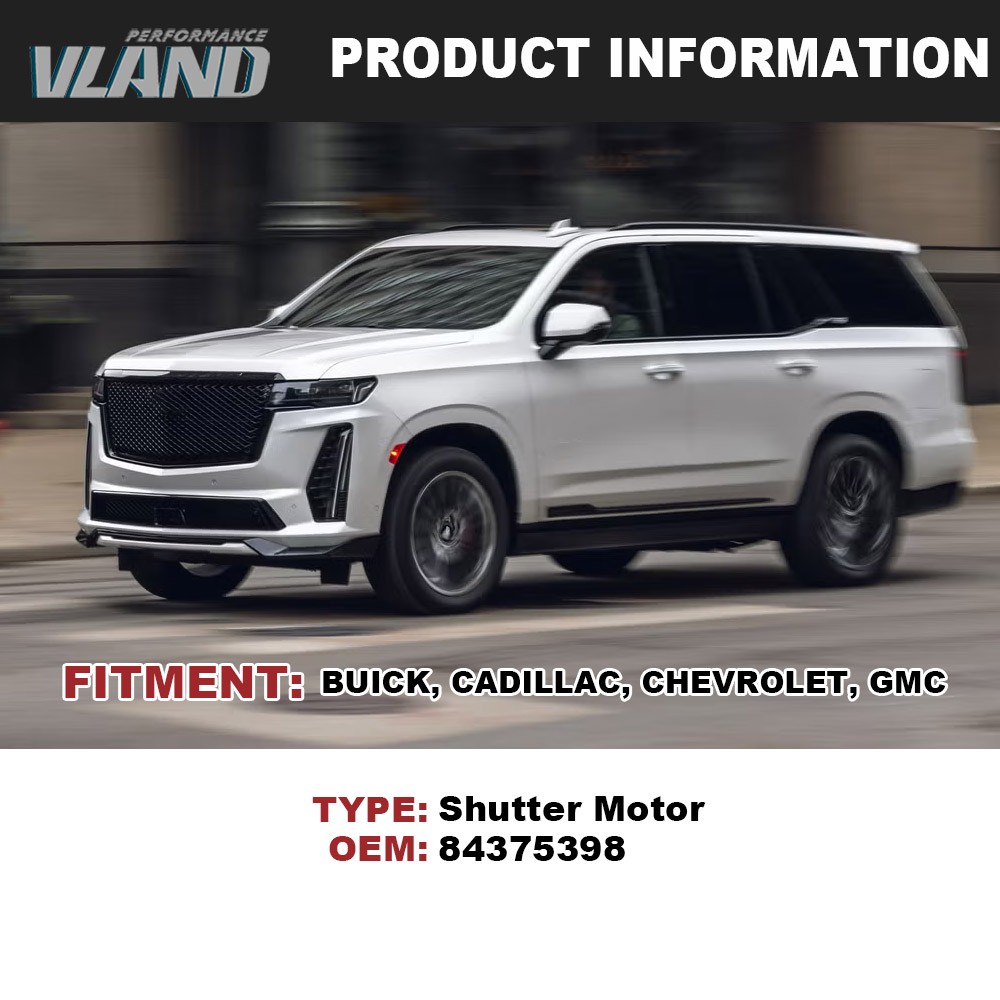 Grille Active Actuator Shutter Motor For 2019-2023 Chevrolet Equinox OE84375398