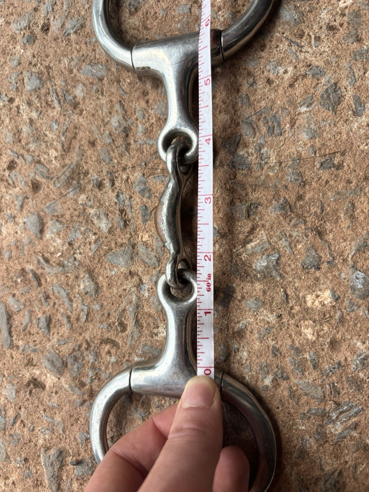 5” Centaur Stainless Steel Copper Quarter Moon Eggbutt Horse Snaffle Bit