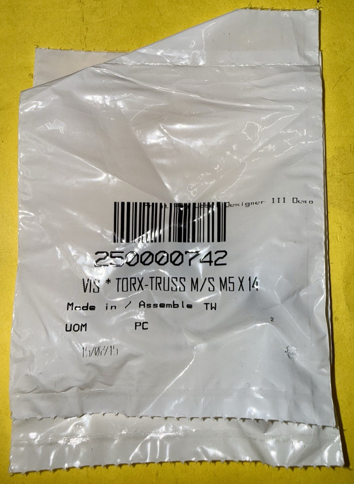 BRP OEM CanAm SXS/SkiDoo torx screw m5x14 250000742 (pk of 2) new