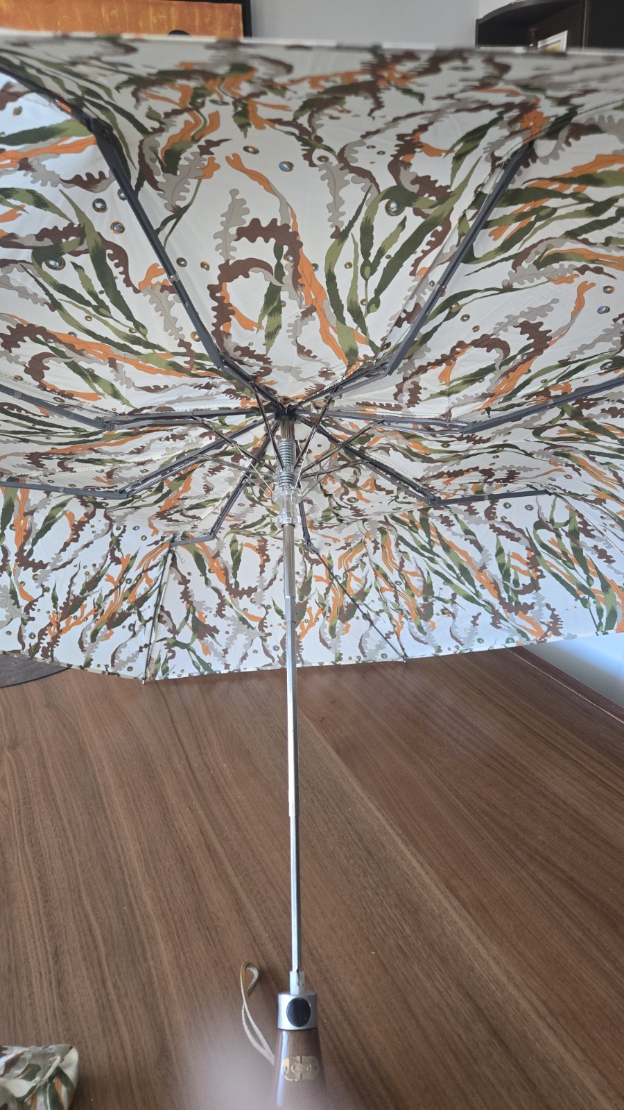 Salvatore Ferragamo Folding Parasol/umbrella with Gorgeous Pattern Polyester