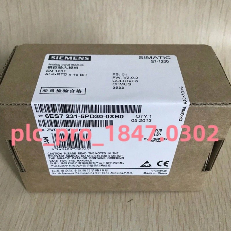 6ES7231-5PD30-0XB0 1PCS Brand New Siemens 6ES72315PD300XB0  Fast Delivery