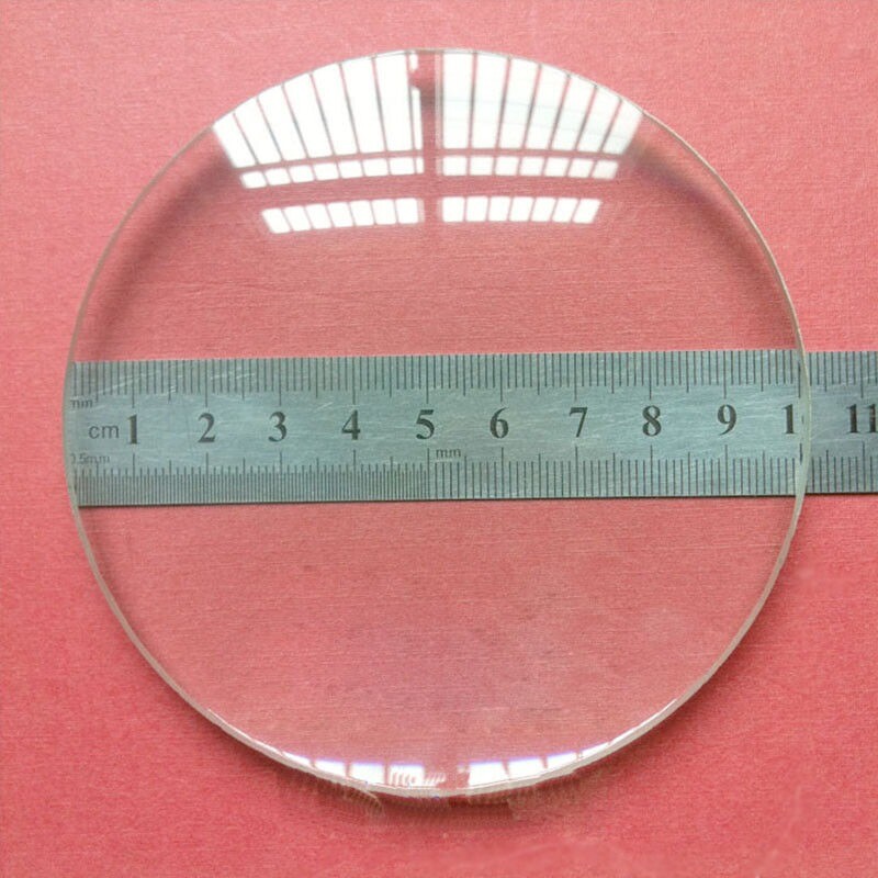 100mm Double Convex Glass Lens for DIY Magnifying Glass Optical Experiment 2PCS