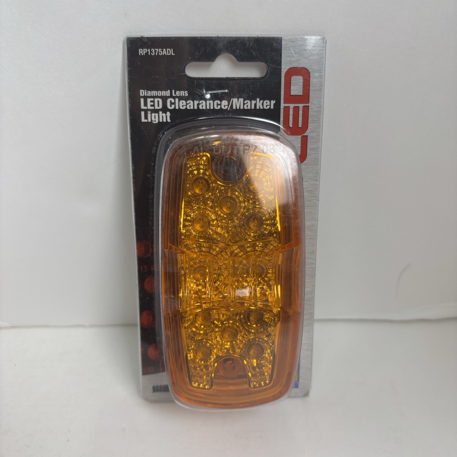 Roadpro Lights Lenses RP1375ADL Diamond Lens 4 .in X2 .in Dbl Bulb Lig