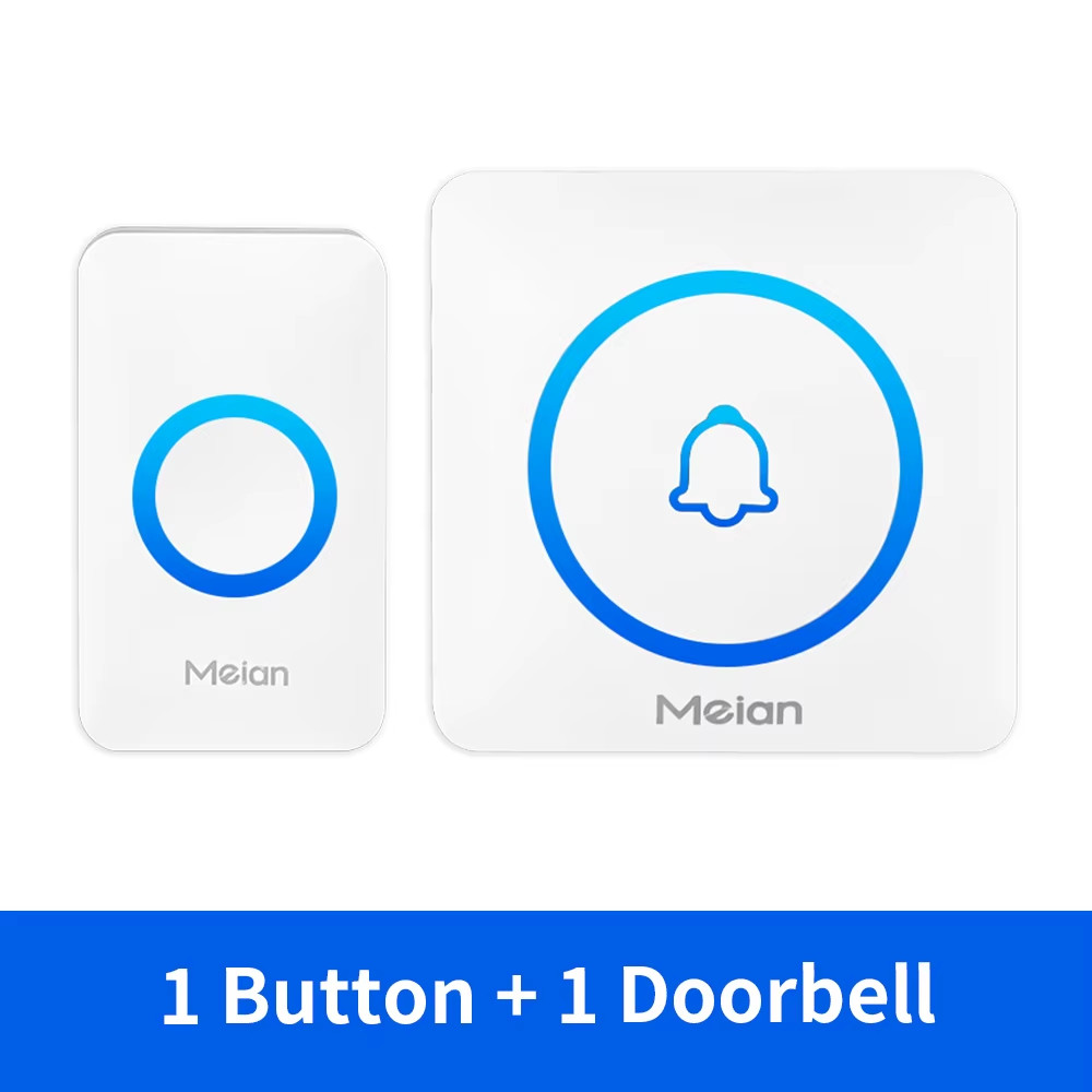 Meian Smart Home Doorbell Wireless Security Doorbell IP65 Waterproof Outdoor Doo