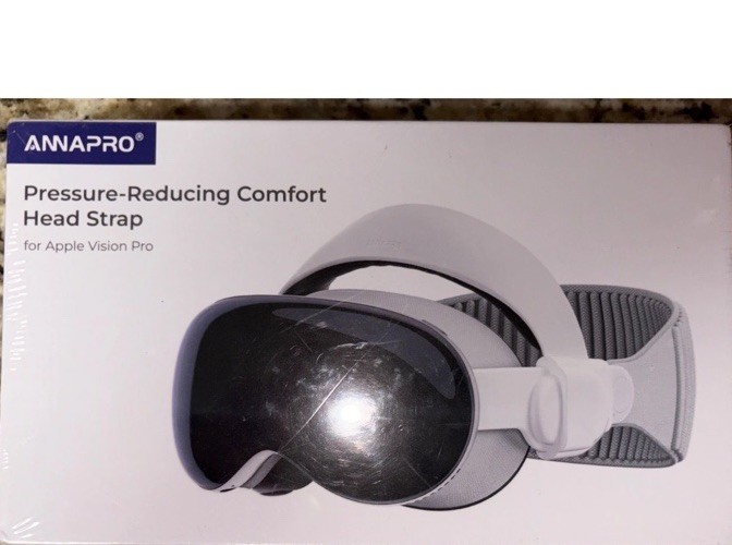 ANNAPRO Head Strap for Apple Vision Pro, Pressure-Reducing Comfort Sealed