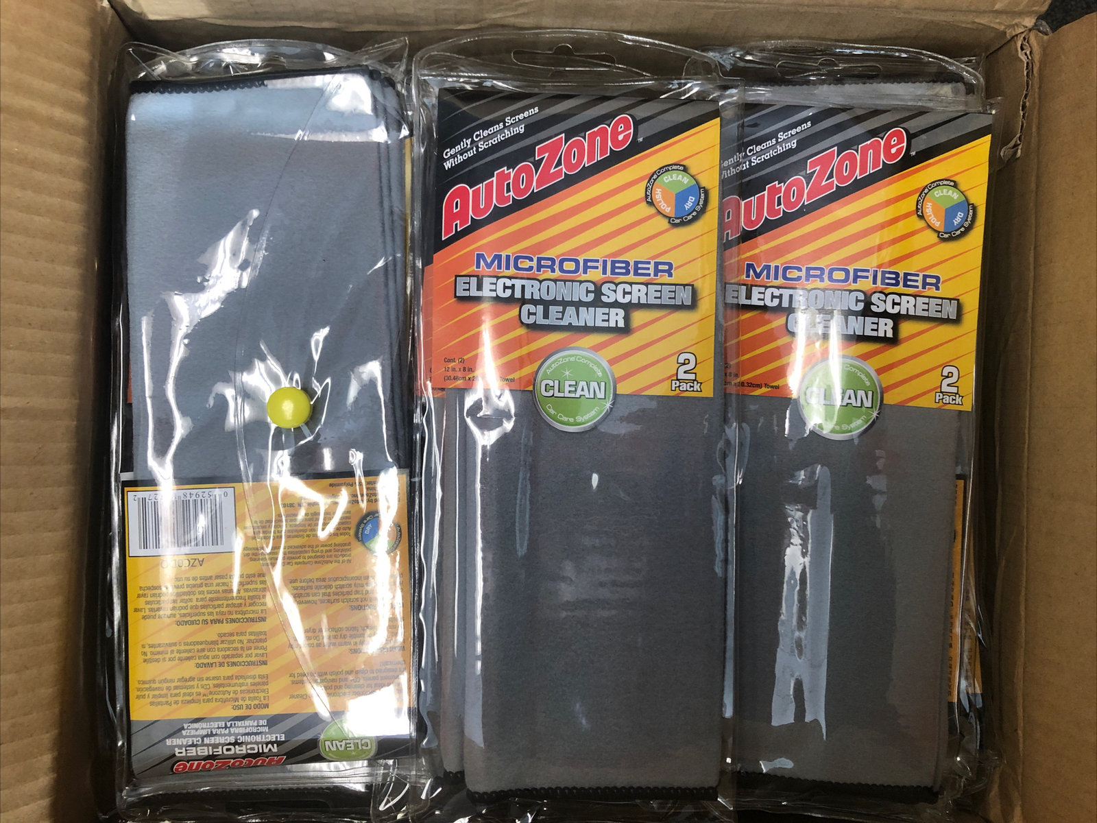LOT OF 20X AUTOZONE MICROFIBER ELECTRONIC SCREEN CLEANER