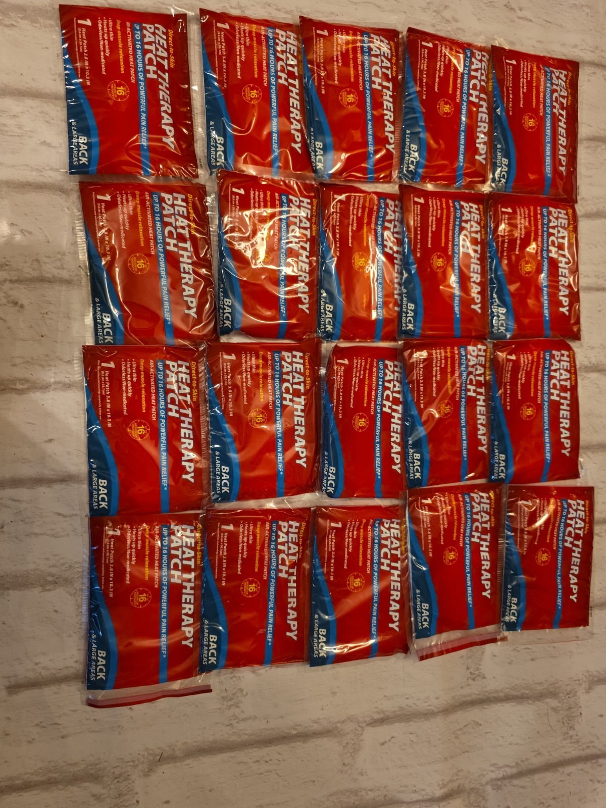 CVS Direct To Skin Heat Therapy Patches Back & Large Areas Areas 20 Count