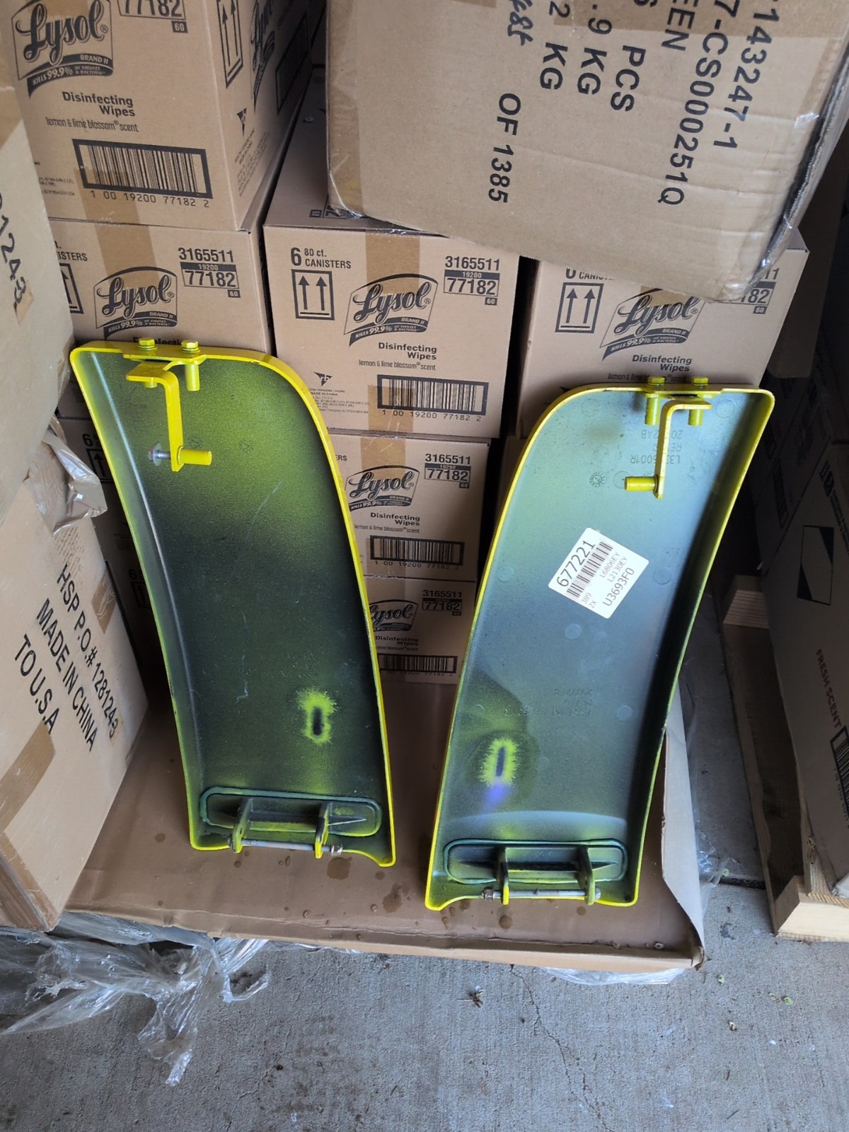 Peterbilt 389 Cowls Pair Fleet Yellow