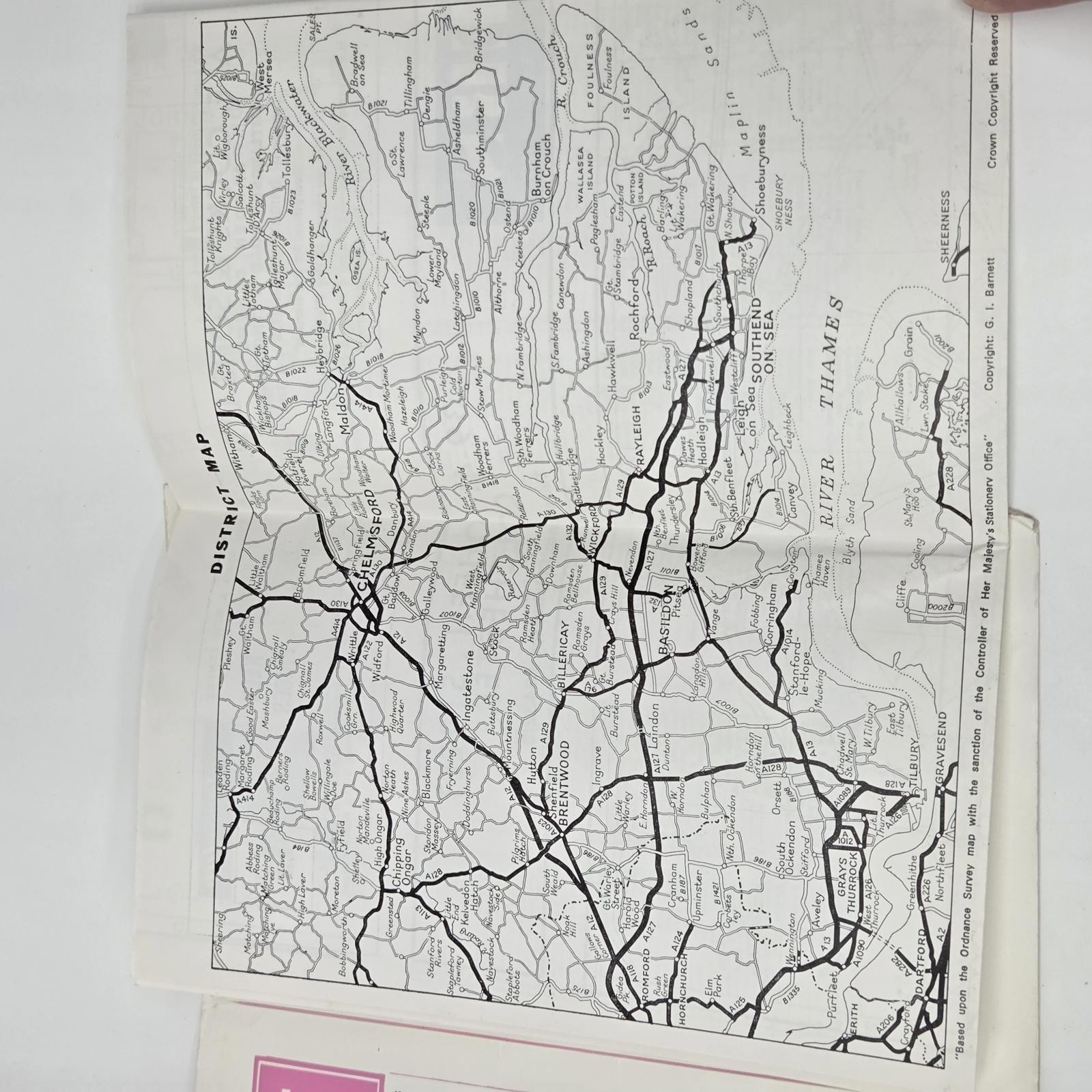 Colchester Street Plan with Index - Vintage Booklet
