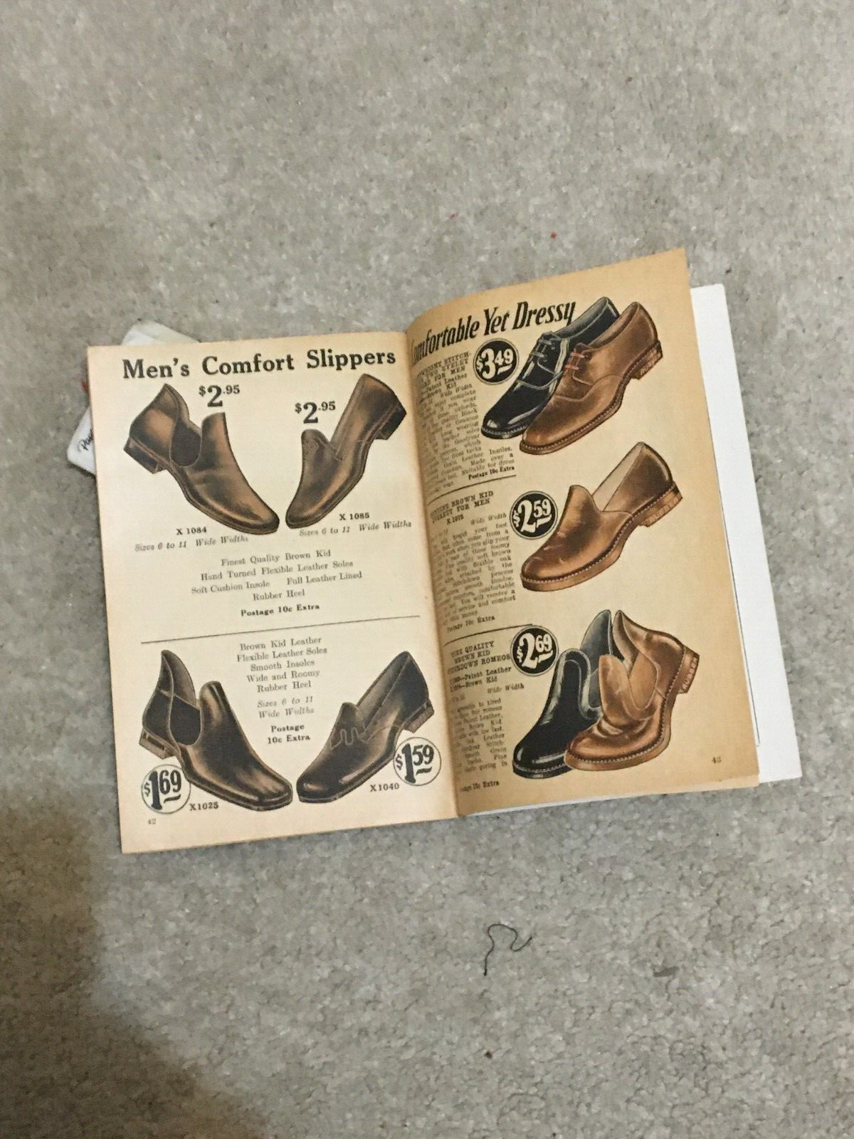 Vntg 1927 Anderson Shoe Co Men Women Shoes & Socks 52 Page Color Catalog Fashion