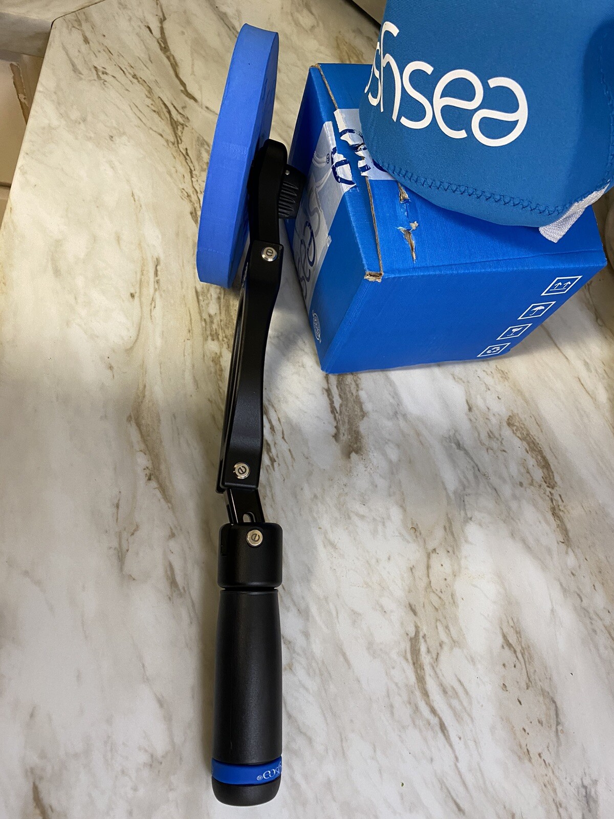 SAILBOAT FOLDING COLAPSIBLE WINCH HANDLE