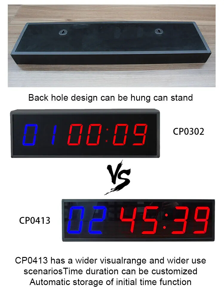 Echo GYM Timer Crossfit Classic Digital LED Portable Workout Countdown Clock