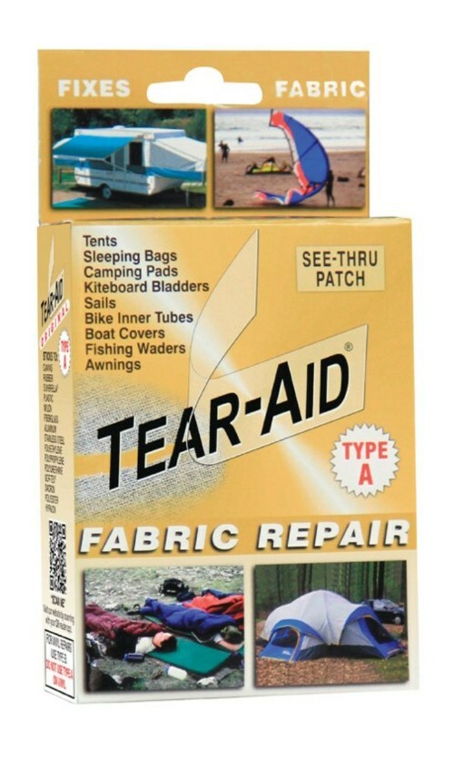 One (1) Tear-Aid Fabric Repair Type A Patch NEW