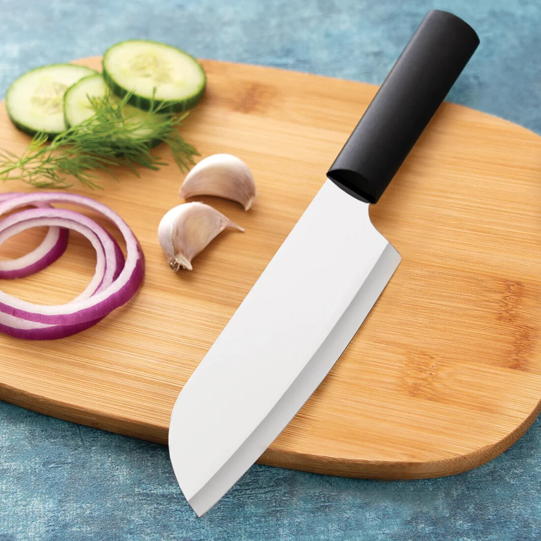 RADA CUTLERY W234 COOK'S KNIFE BLACK HANDLE MADE IN USA