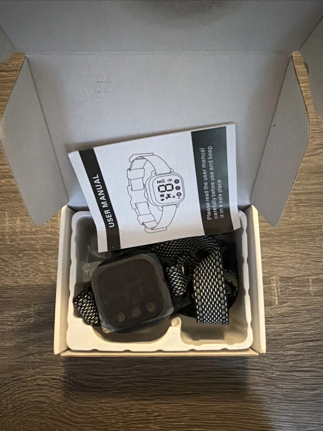 NEW-Rechargeable BARK TRAINING COLLAR Adjustable Levels, Waterproof