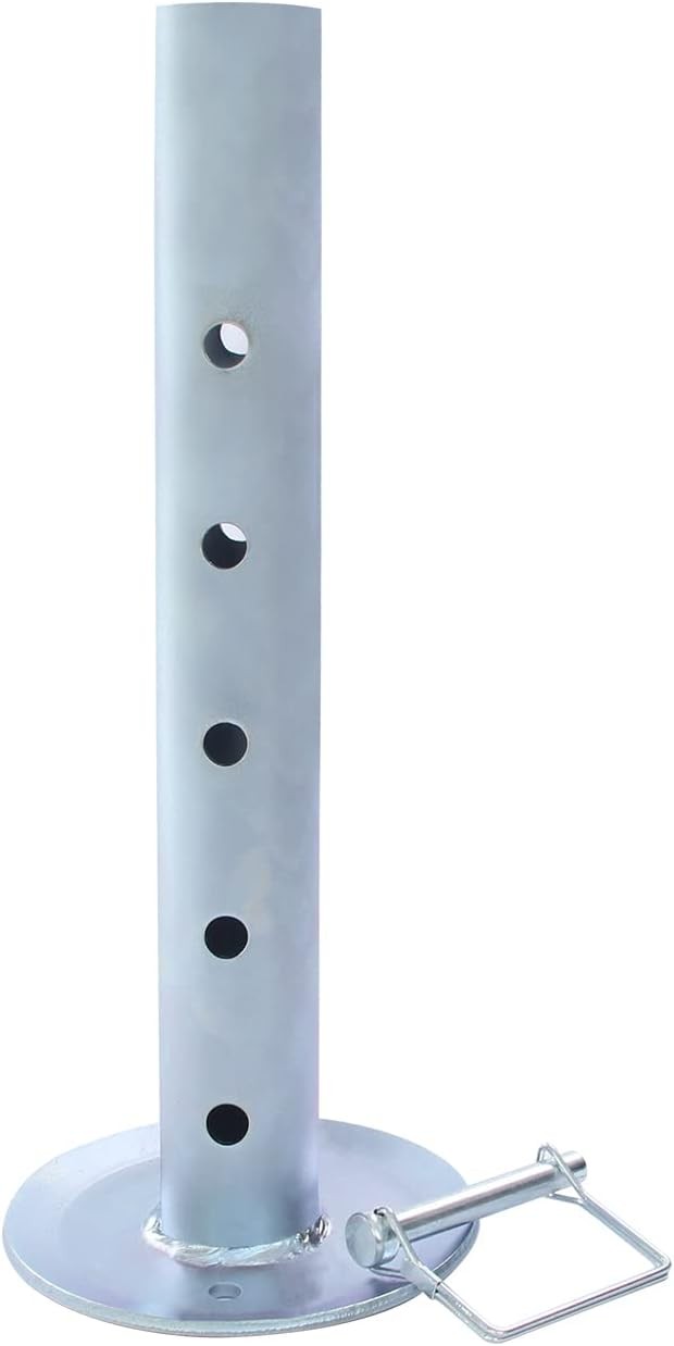 Trailer Jack Drop Leg, Adjustable Jack Foot, Trailer Jack Extension for 2" ID Ja