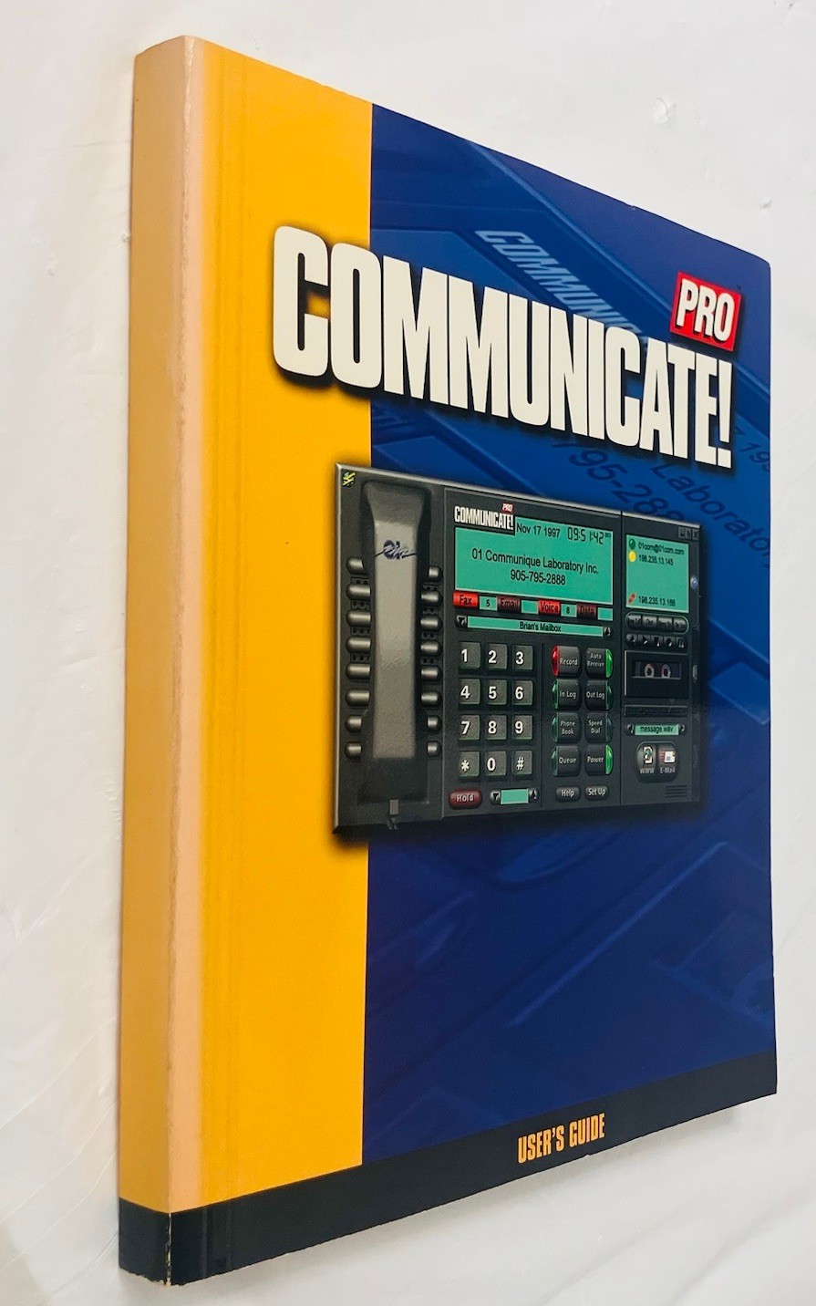 Communicate! Pro 2.0 Sealed CD w/ User Guide Win 95 NT Fax Voice Software NOS