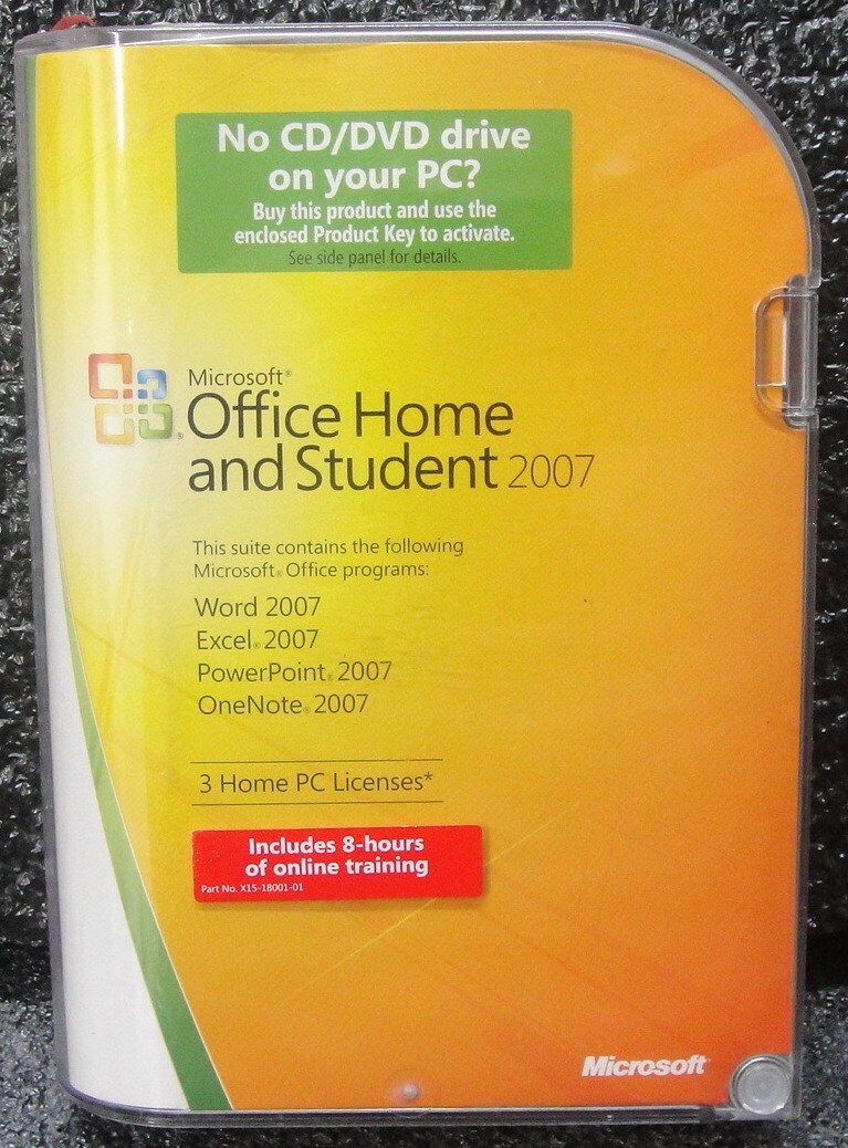 Genuine Microsoft Office Home and Student 2007 (3-User)