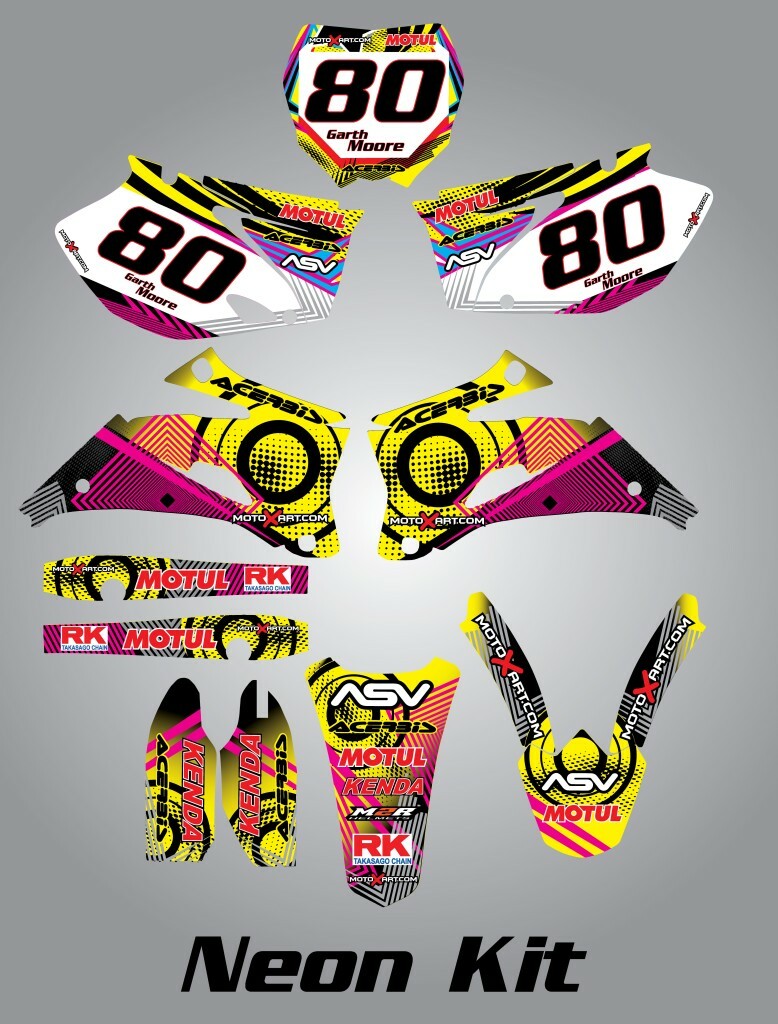 Full Custom Graphic Kit Honda CR 250 - 2002 / 2011