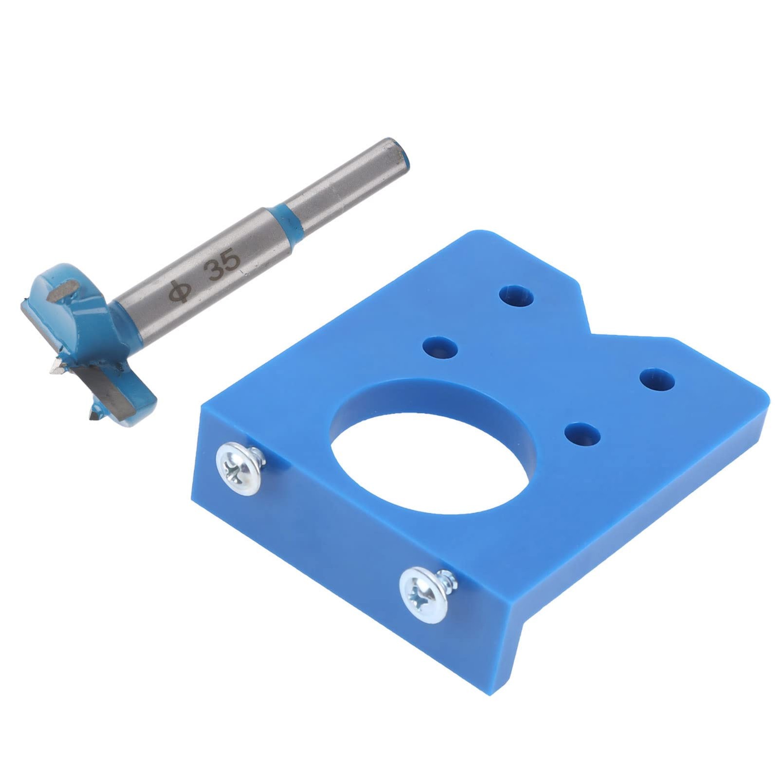 35mm Door Hinge Jig Kit, Cabinet Hinge Jig, Woodworking Tool Drill Bits Hinge...