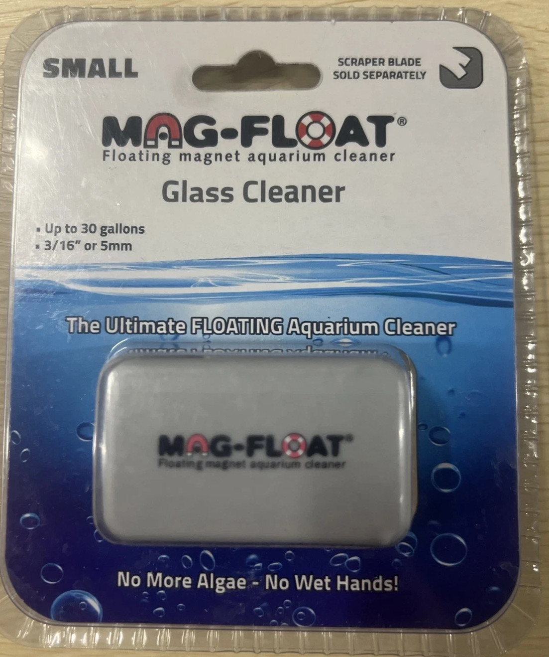 Mag-Float 30 Small Floating Magnetic Glass Aquarium Cleaner