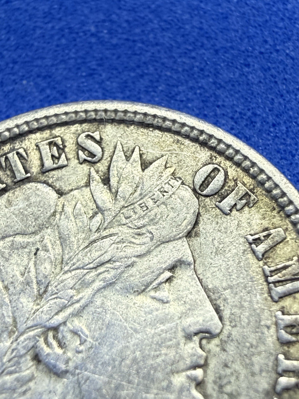 1908 Barber Dime High Grade XF/AU