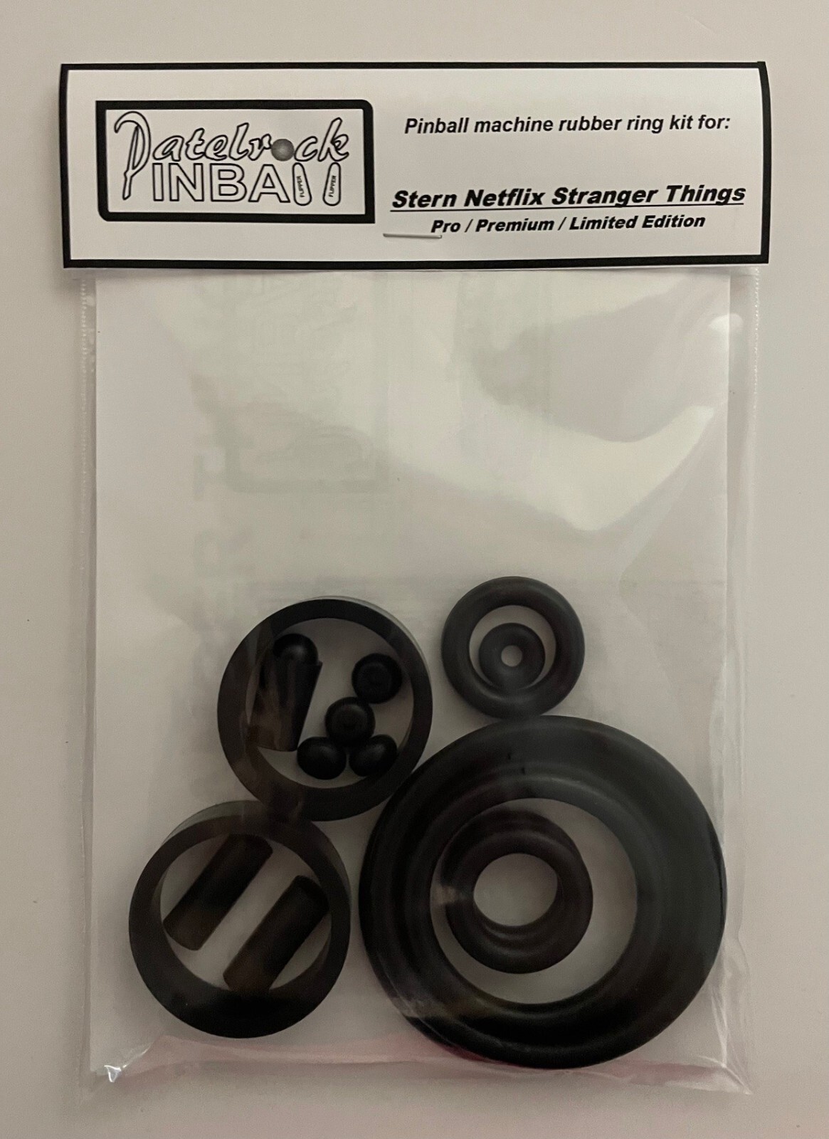Stern Stranger Things Pinball Machine Rubber Ring Kit **customize your kit**