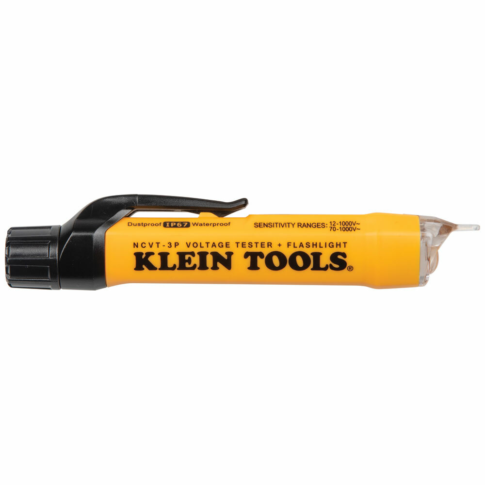 Klein Tools NCVT-3P Dual Range Non-Contact Voltage Tester with Flashlight, 12 -