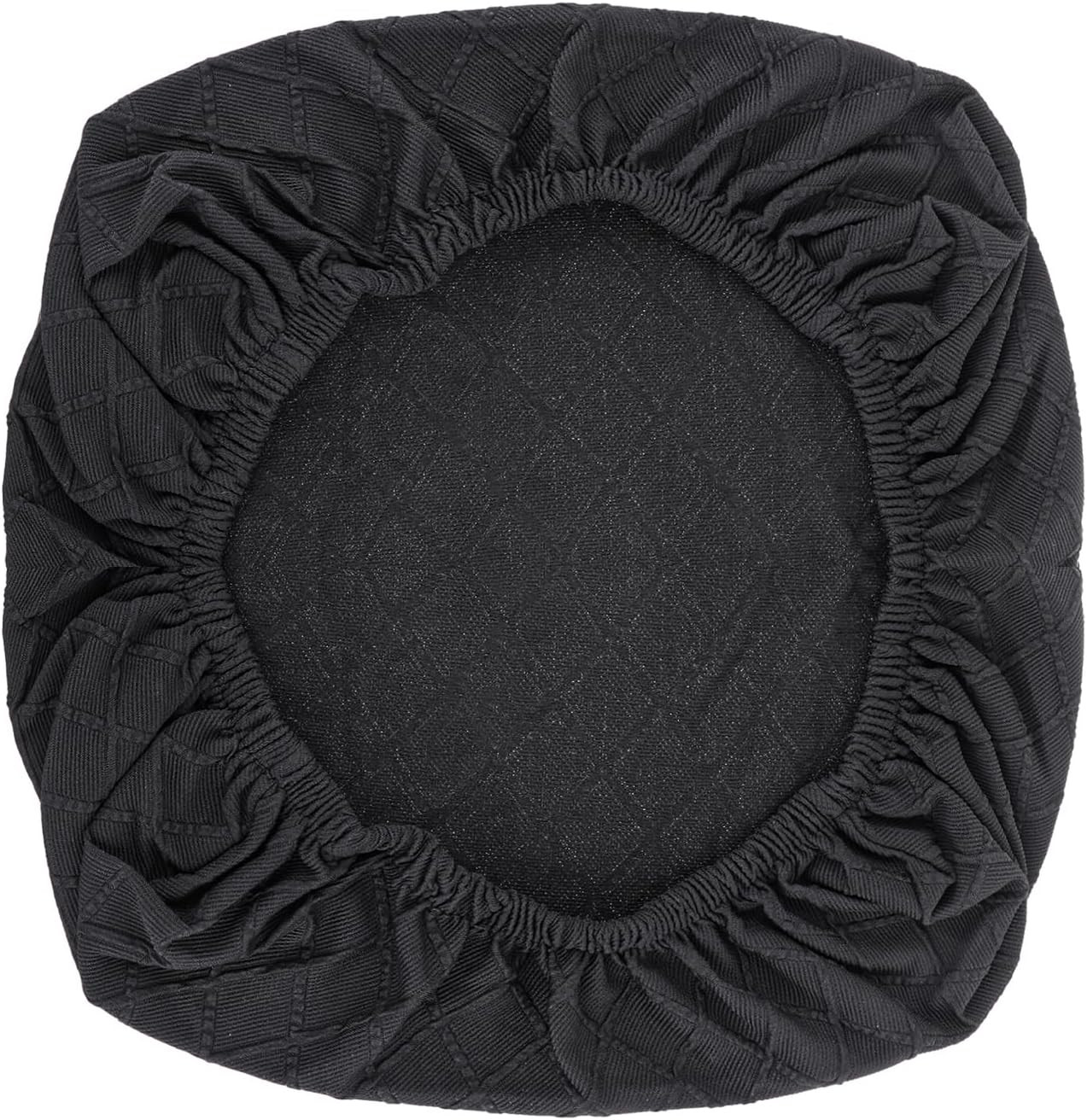 Stretch Office Chair Seat Cover Elastic Desk Chair Cushion Protector Black