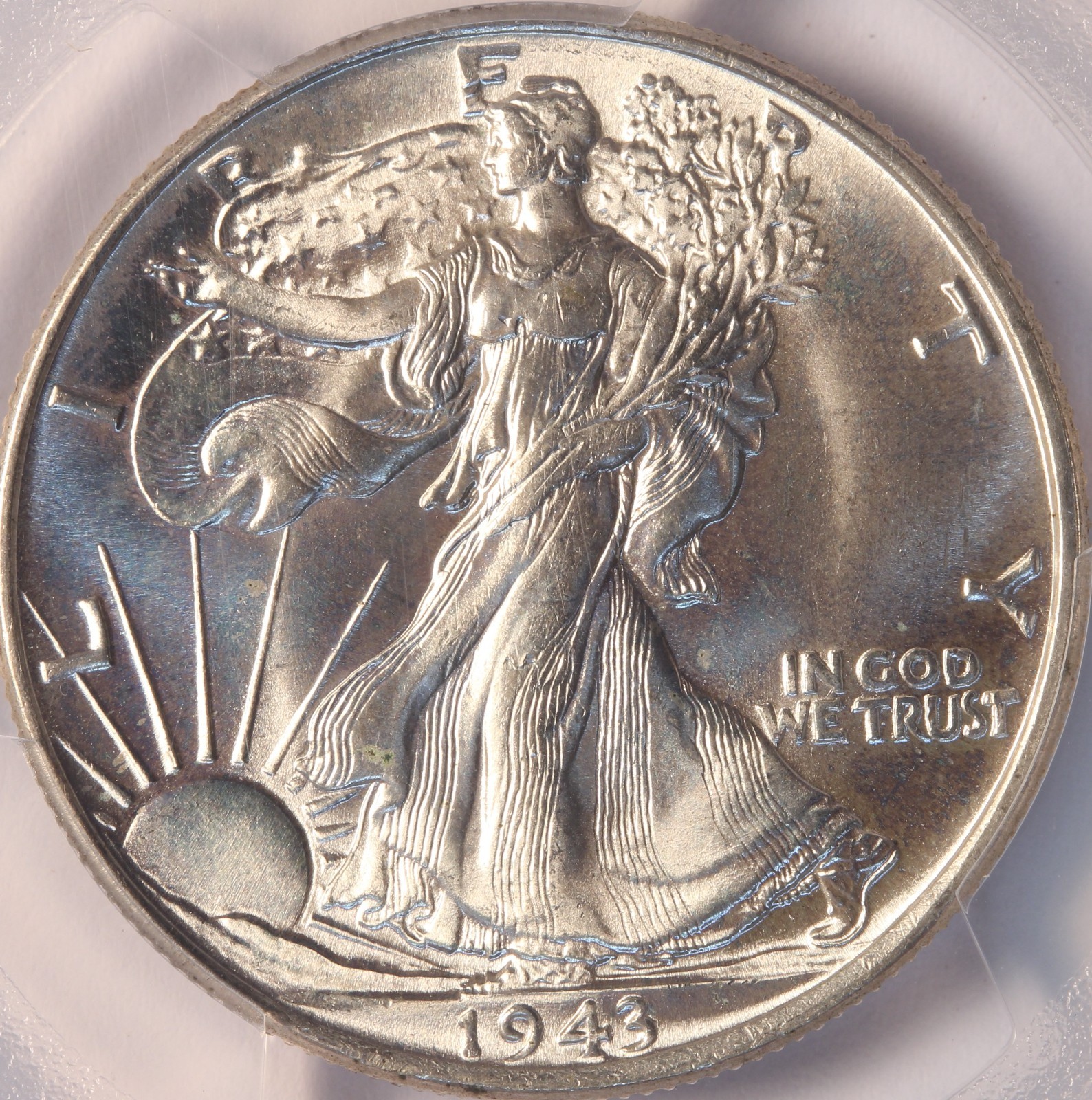 1943 S Walking Liberty Half Dollar, PCGS MS65, Magnificent Gem, Exceptional!