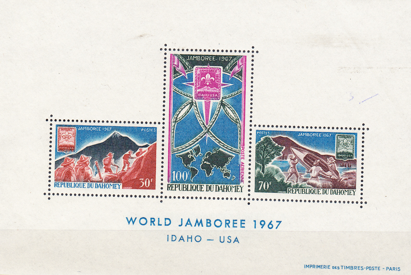 W DAHOMEY C059a IDAHO SCOUT JAMBOREE