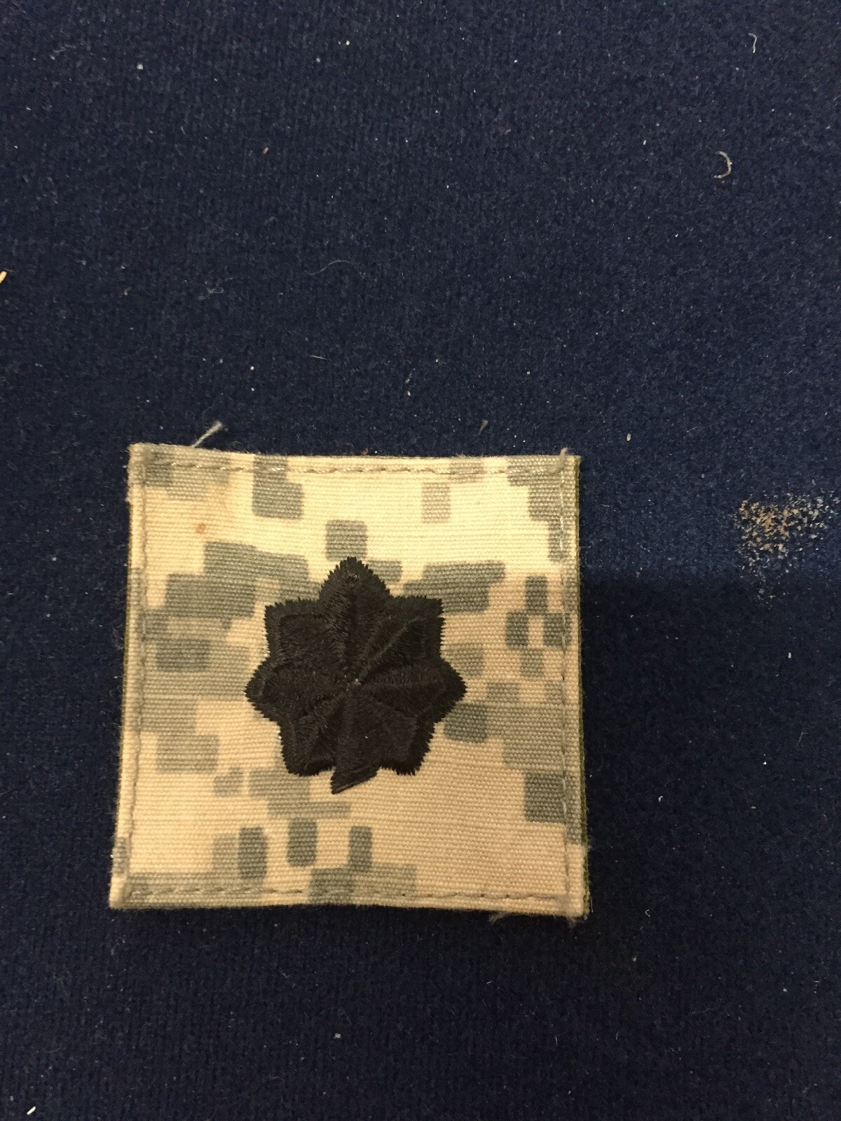 US ARMY PATCH LIEUTENANT COLONEL 0-5 OFFICER RANK Hook And Loop