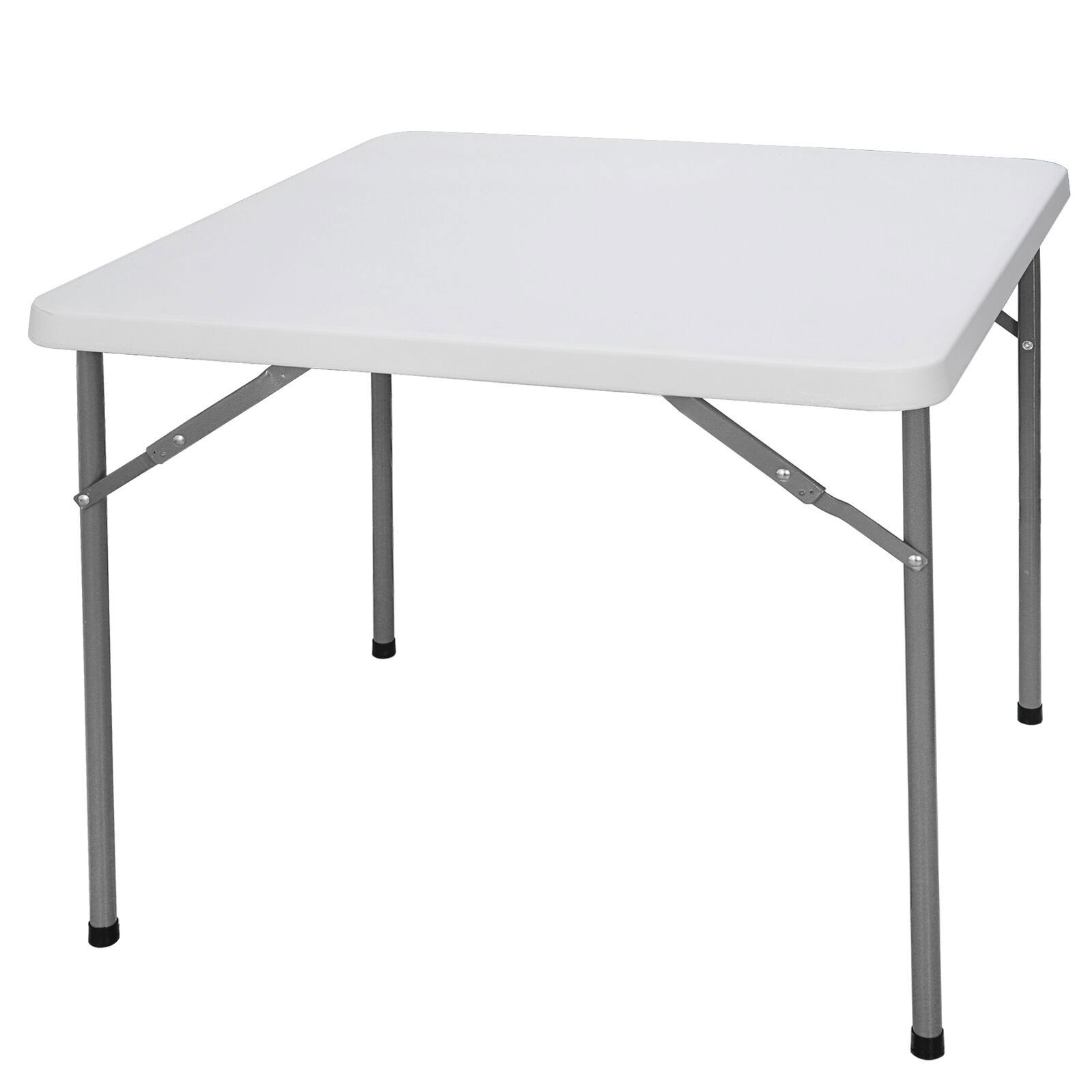 4PCS 3ft Portable Folding Table Plastic Table Square Card Utility Camping Table