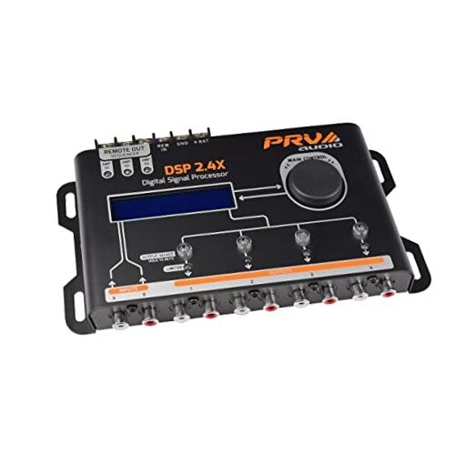 Car Audio DSP 2.4X Digital Crossover and Equalizer 4 Channel Full Digital
