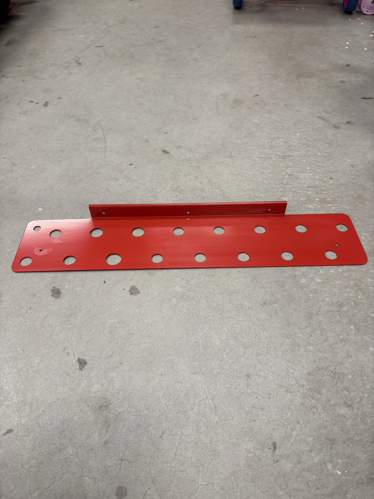 VINTAGE SNAP ON TOOLS METAL PRYBAR SCREW DRIVER STORAGE Accessory TOOL BOX RACK
