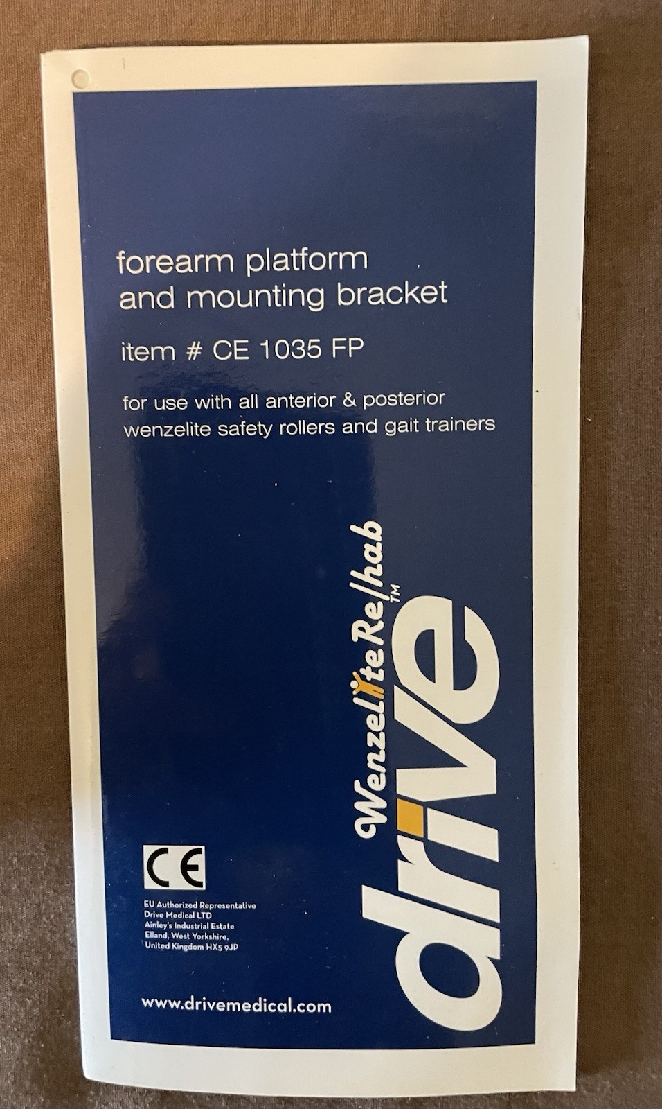 Wenzelite Set Of Forearm Platforms And Mounting Brackets #CE1035FP