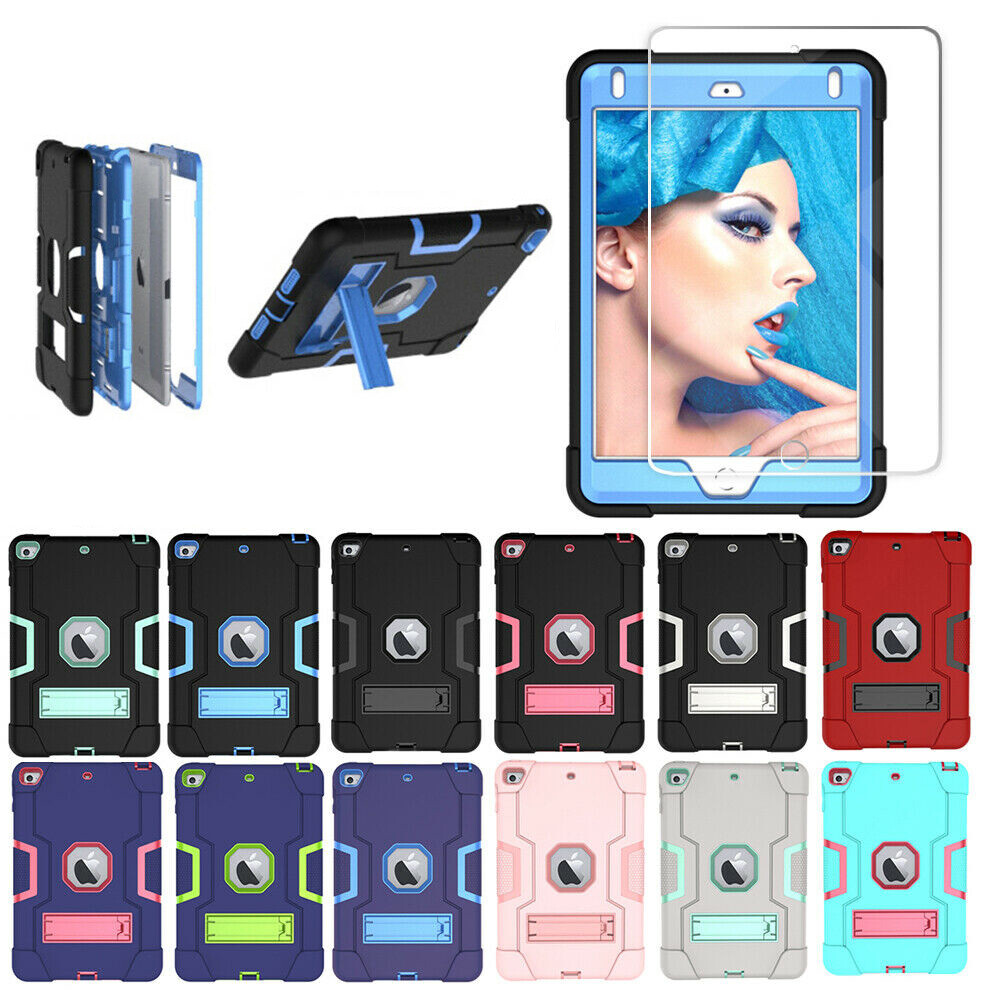 Heavy Duty Military Shockproof Armor Protection Case Cover For iPad Mini 5 4