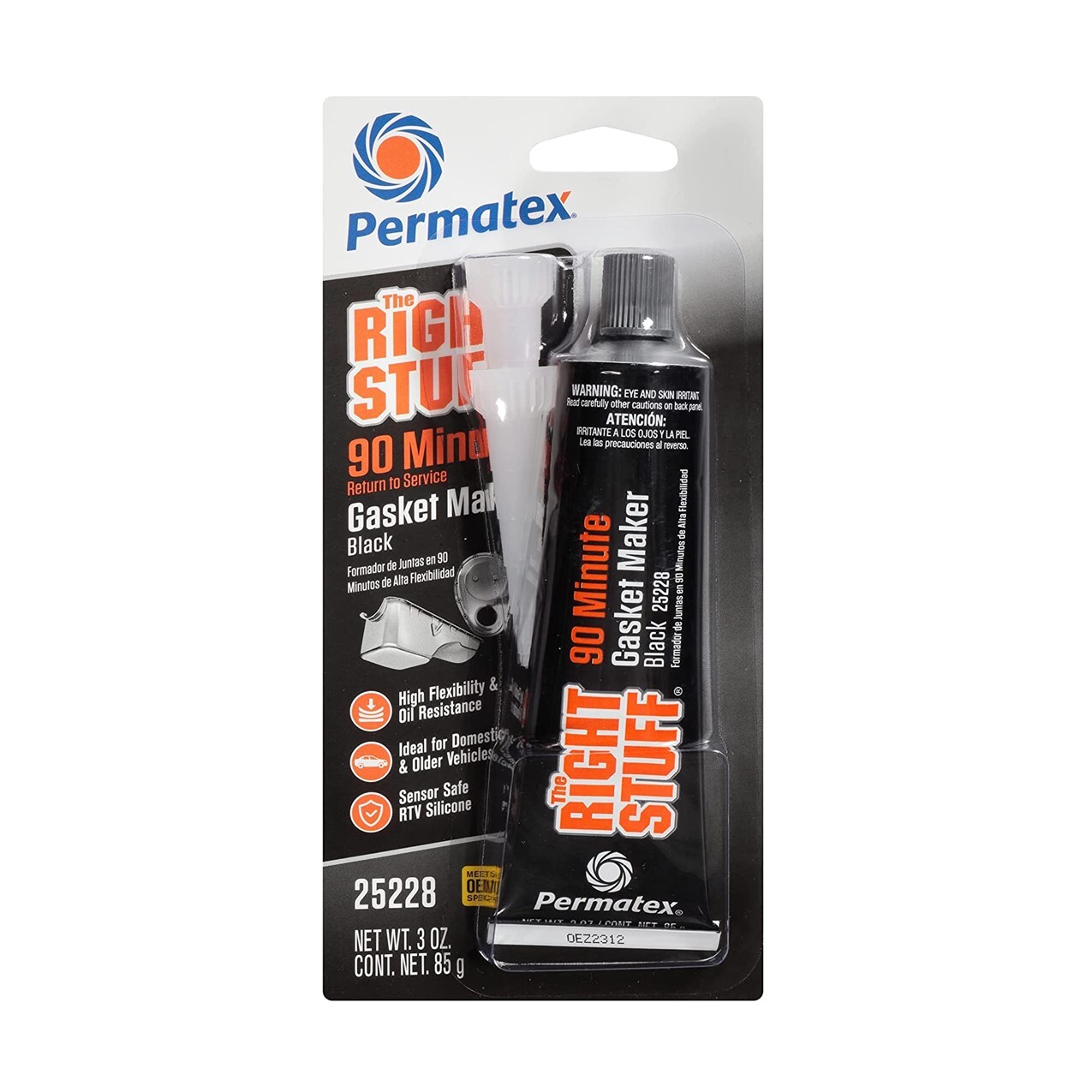 Permatex 25228, The Right Stuff OEM 90 Minute Gasket Maker, 3 OZ DAS
