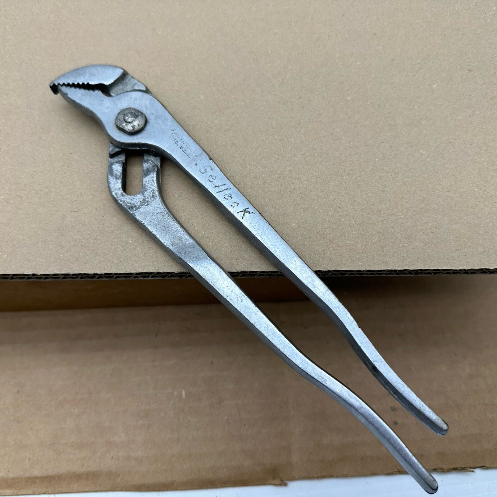 Vintage Proto Tools 243 Made In USA 10" Tongue & Groove Slip Joint Pliers
