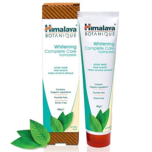 HIMALAYA BOTANIQUE COMPLETE CARE WHITENING TOOTHPASTE, SIMPLY MINT, 5.29 OZ