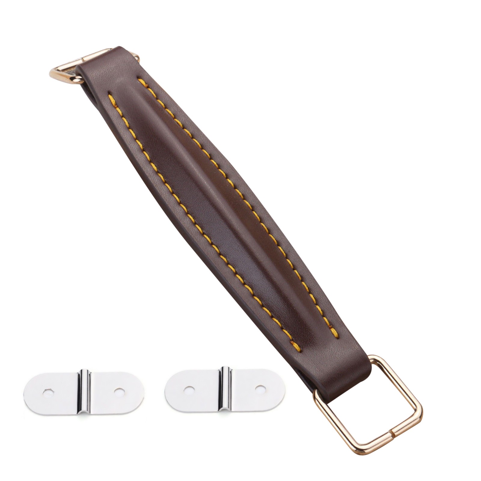 Guitar Leather Handle With Fitting For Marshall Amp AS50D AS100D Coffee H