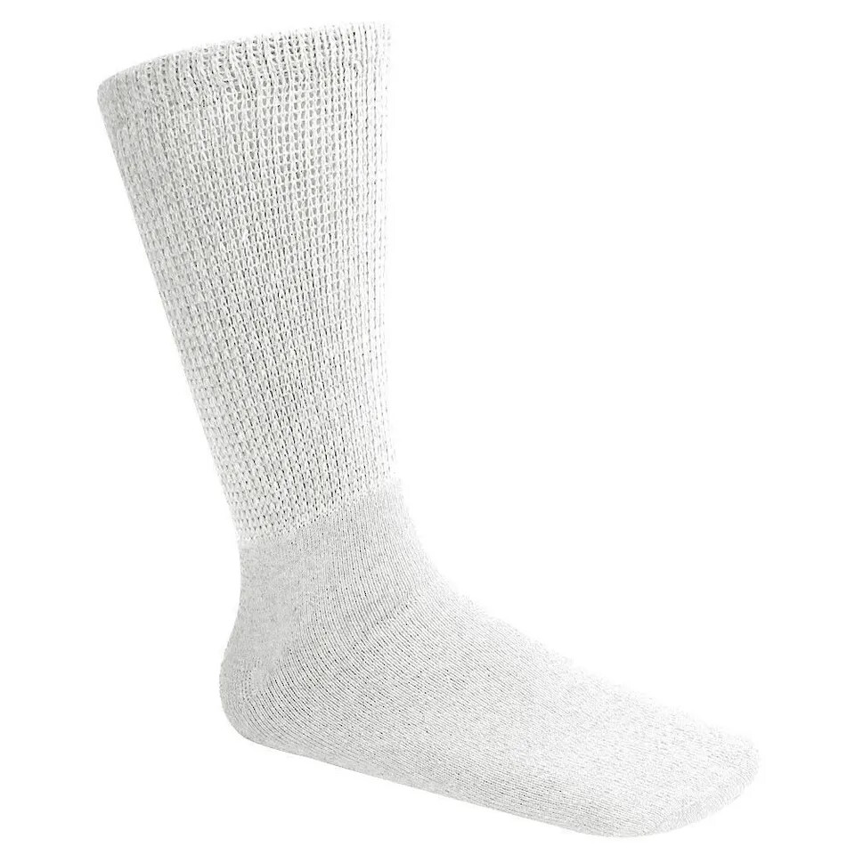 Wholesale Bulk Lots Men Diabetic Crew Socks Health Circulatory Cotton Size 9-15