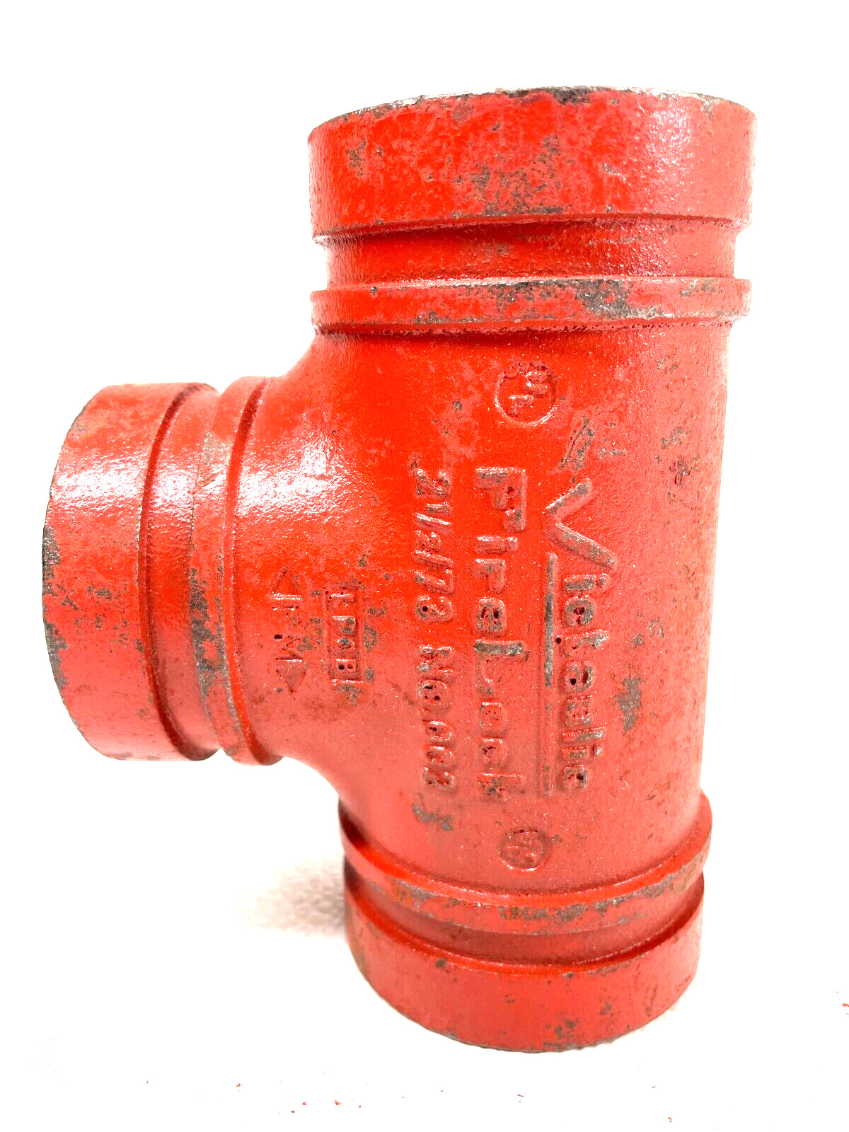 Victaulic Firelock Style 002 Tee 2-1/2" Grooved End IPS Pipe Size Fitting