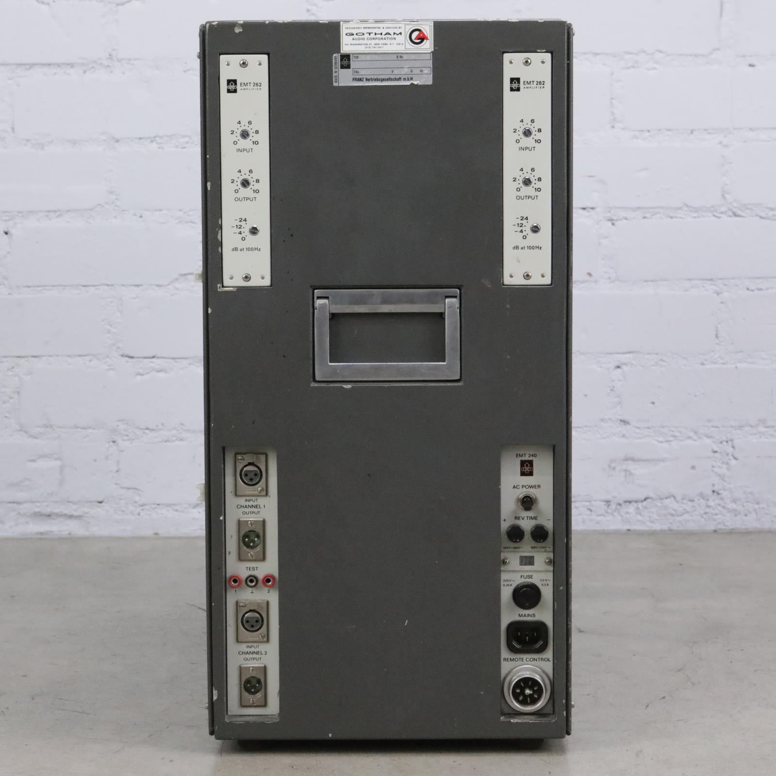 EMT 240 Gold-Foil Analog Stereo Reverb 262 Amplifiers #42749